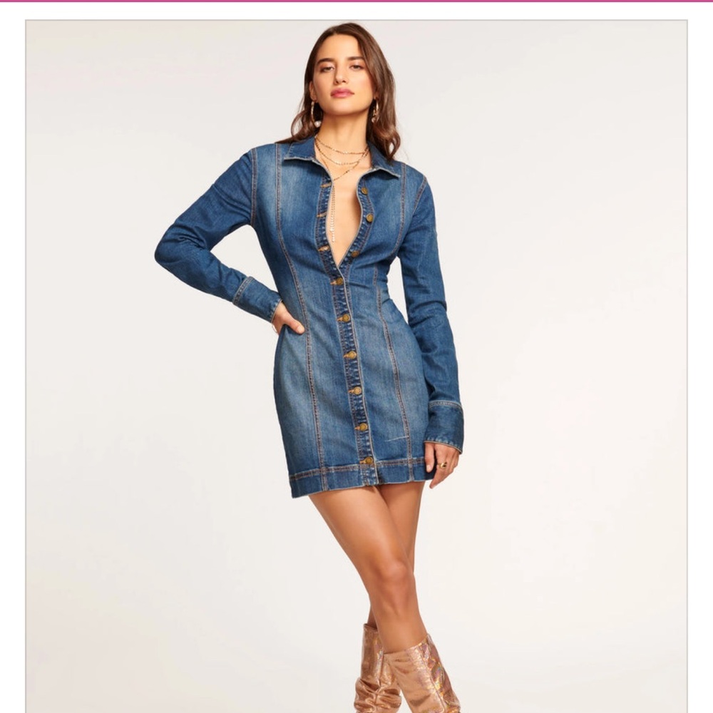 RAMY BROOK GRACELYN DENIM DRESS
 Long Sleeve Denim Dress